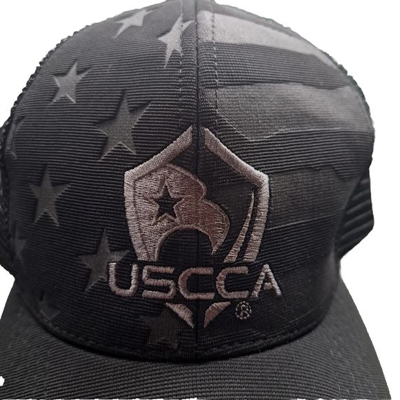 New USCCA Concealed Carry American Flag Trucker Snapback Mesh Hat Cap - Picture 1 of 9